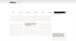 Desktop Screenshot of elittars.com